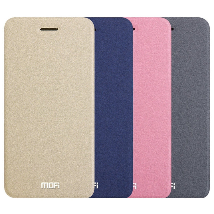MOFI textured flip phone cases in light, navy, pink, and grey