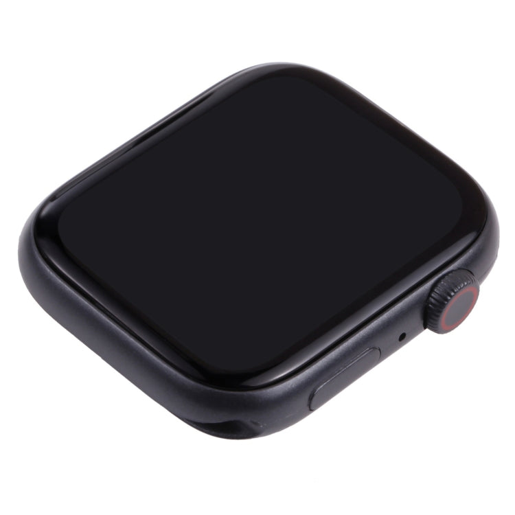 Black smartwatch dummy display with angled dark screen and side button details