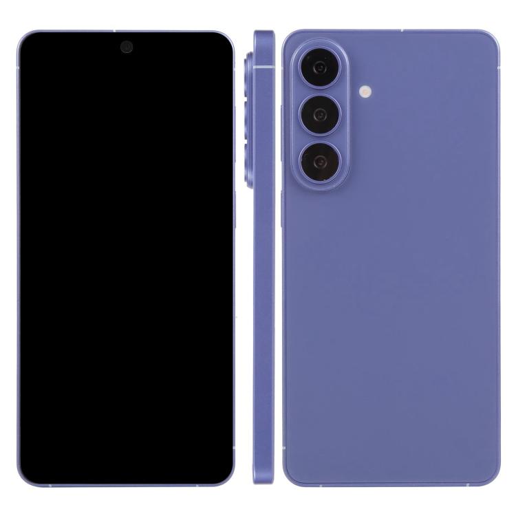 Samsung Galaxy S26 5G dummy display phone, black screen front with purple back