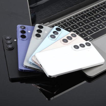 Samsung Galaxy S26 5G dummy display phones, assorted colors on desk