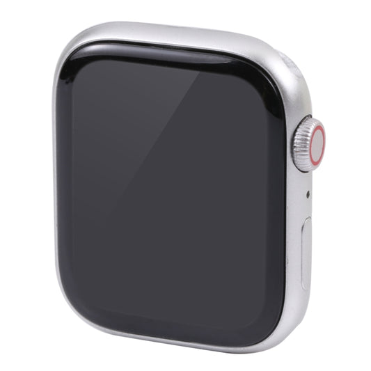 Apple Watch display dummy with black screen, silver case, side buttons