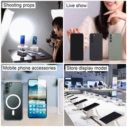 Samsung Galaxy S23 dummy display phones shown as mobile accessories and store display models.