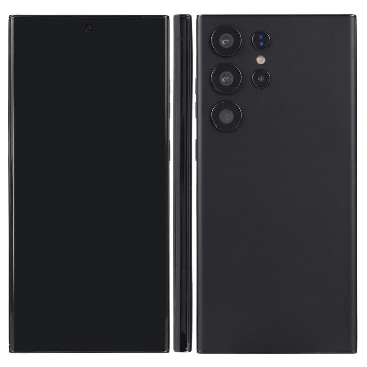 Samsung Galaxy S23 Ultra fake dummy display phone, black front with dark gray-black back