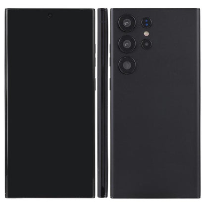 Samsung Galaxy S23 Ultra fake dummy display phone, black front with dark gray-black back