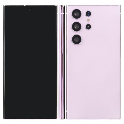 Samsung Galaxy S23 Ultra fake dummy display phone, black front with purple-pink back