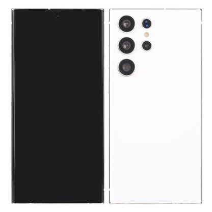 Samsung Galaxy S23 Ultra fake dummy display phone, black front and white rear camera housing
