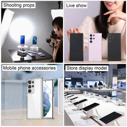 Set of Samsung Galaxy S23 Ultra dummy display phones for store display in multiple colors