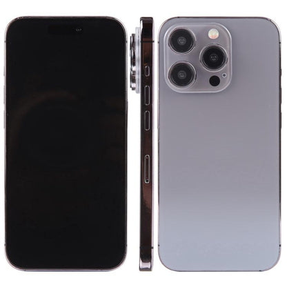 iPhone 15 Pro dummy display model with black front and triple rear cameras