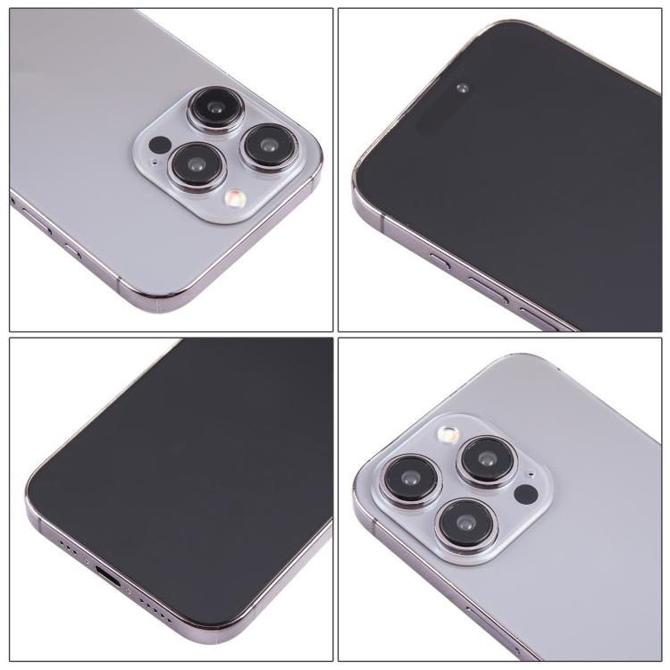 iPhone 15 Pro dummy display model showing triple camera and side buttons