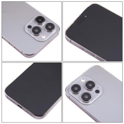 iPhone 15 Pro dummy display model showing triple camera and side buttons