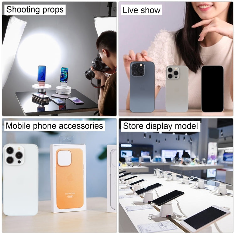 Set of iPhone 15 Pro dummy display models for store display and live shows