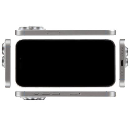 Gray iPhone dummy display model side view with dark front screen