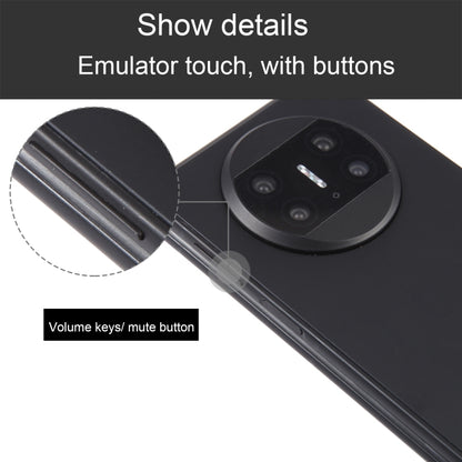 Black Huawei Mate X3 dummy display, camera area and side button details