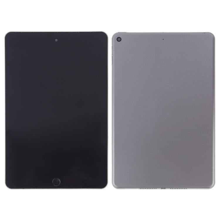 Tablet dummy display model with dark screen front and light gray back