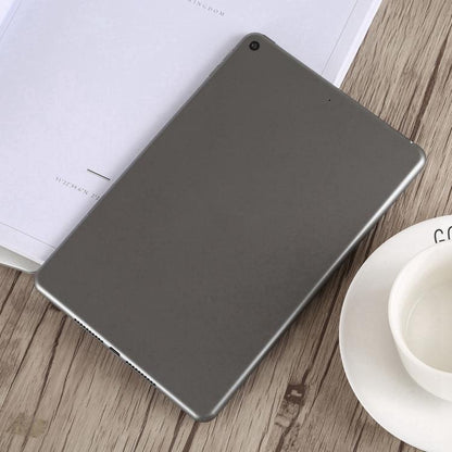 Tablet dummy display model with dark gray back and camera on top corner