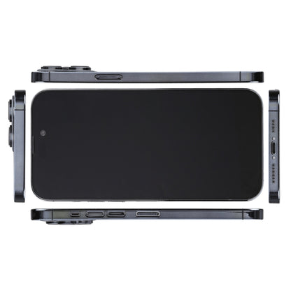 Phone dummy display model side profile with black display and back camera housing