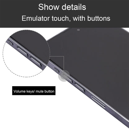 Phone dummy display model side view showing volume and mute buttons