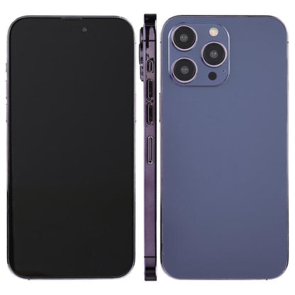 Phone dummy display model with black screen and blue back camera module