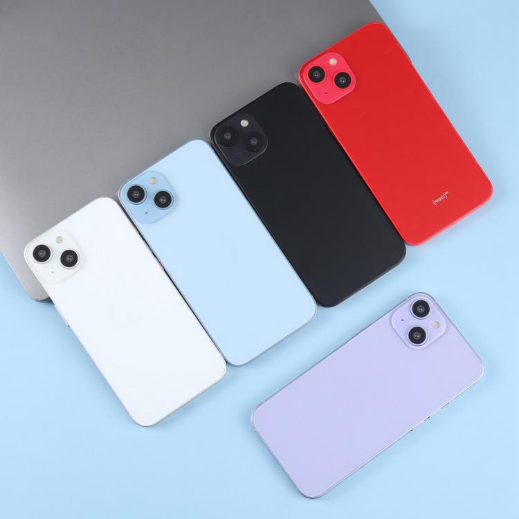 iPhone 14 Plus dummy display phones with back shells in black, red, blue, white, purple