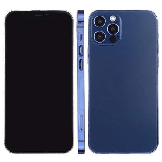 Light-version iPhone 12 Pro dummy display phone with dark blank screen, black frame