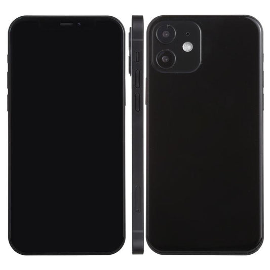 iPhone 12 dummy display model with black front screen and black rear backplate