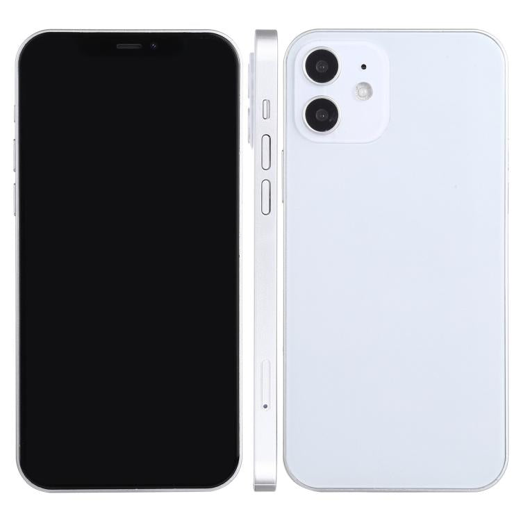 iPhone 12 dummy display model with black front screen and white rear