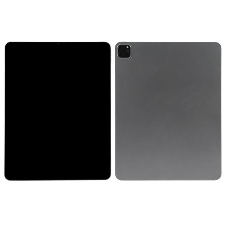 Tablet dummy display model with black front screen and grey back with camera module