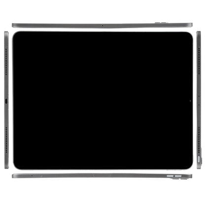 Tablet dummy display model side view, thin frame with black screen