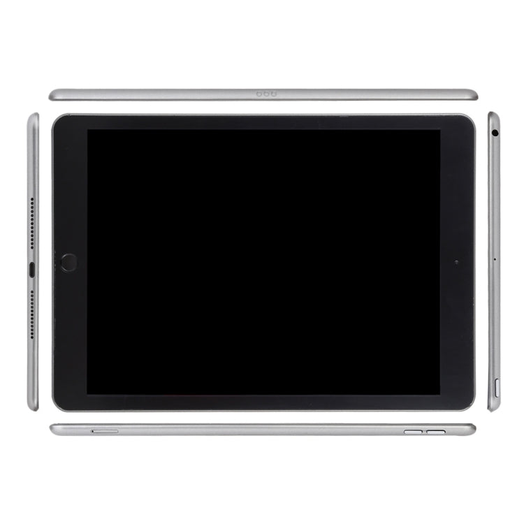 Tablet display dummy showing side ports with black powered-off screen