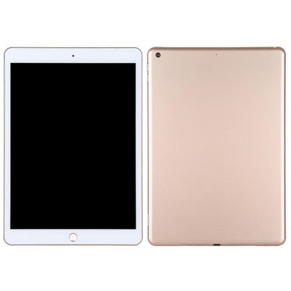Tablet display dummy with white front screen and rose-gold back
