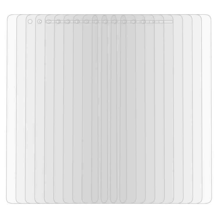 Pack of 100 clear tempered glass screen protector films for Huawei P9 Lite
