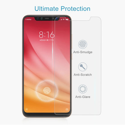 Tempered glass screen protector for Xiaomi Mi 8 Pro with anti-scratch and anti-glare icons