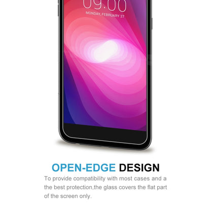 Tempered glass screen protector film with open-edge design for smartphone screen