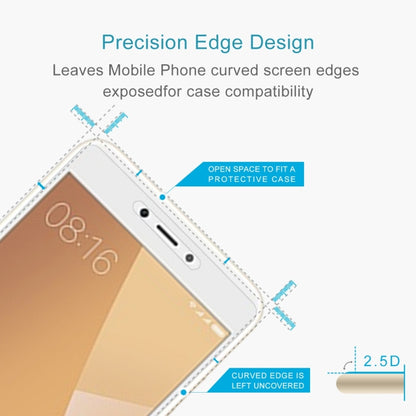 Non-full tempered glass screen protector with open edge design for case compatibility