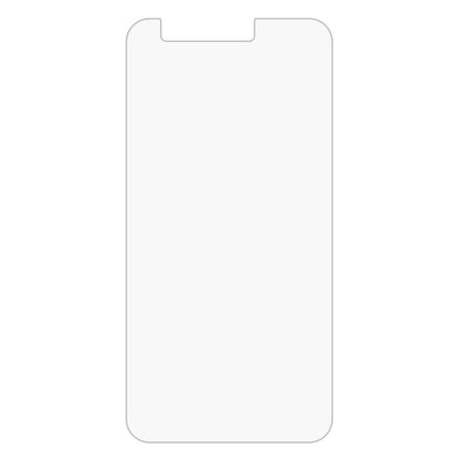 Clear tempered glass screen protector film with cutouts for speaker and sensors