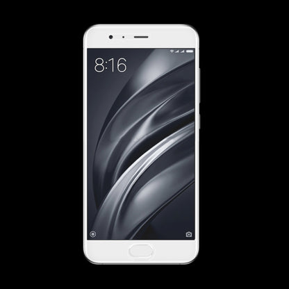 Smartphone with tempered glass screen protector fitted, showing clear display over dark wallpaper