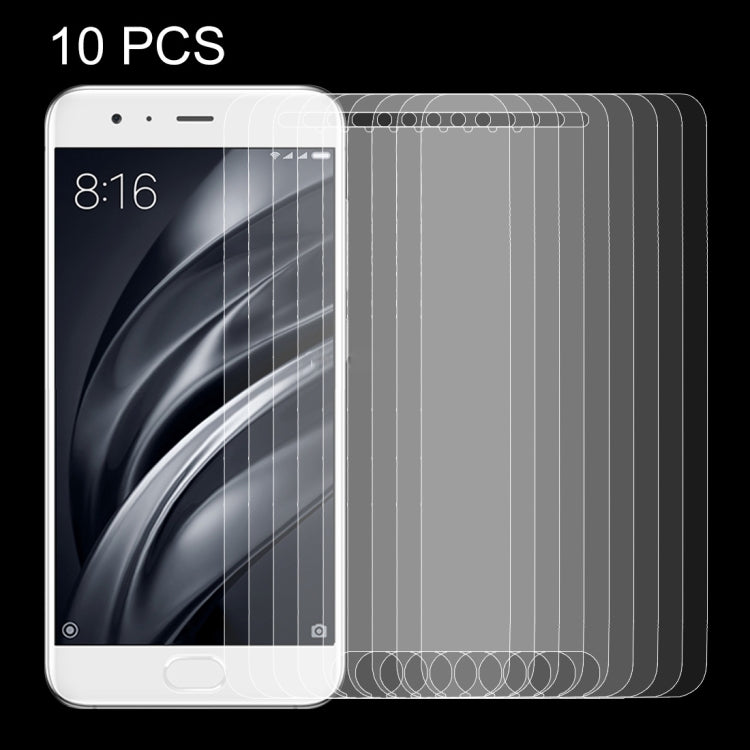 10-pack tempered glass films for Mi 6 with multiple curved overlays