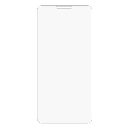 Tempered glass screen protector film with rounded edges for smartphone