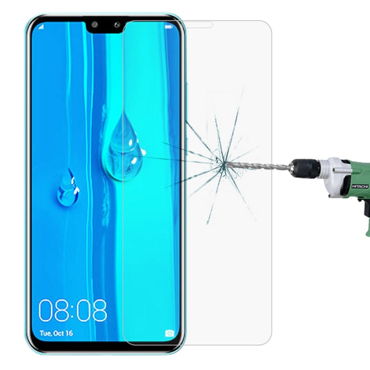 Tempered glass screen protector film for a smartphone, clear 2.5D rounded edges