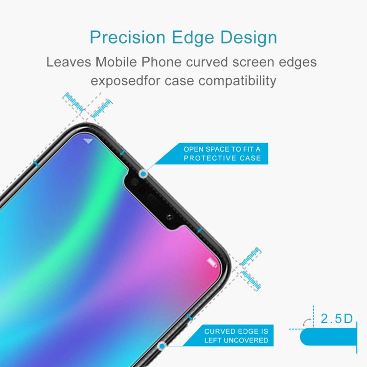 Tempered glass screen protector, precision edge design for 2.5D curved screen