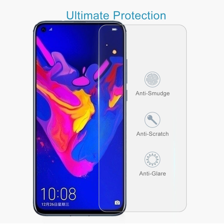 Tempered glass screen protector film with anti-smudge, anti-scratch, anti-glare