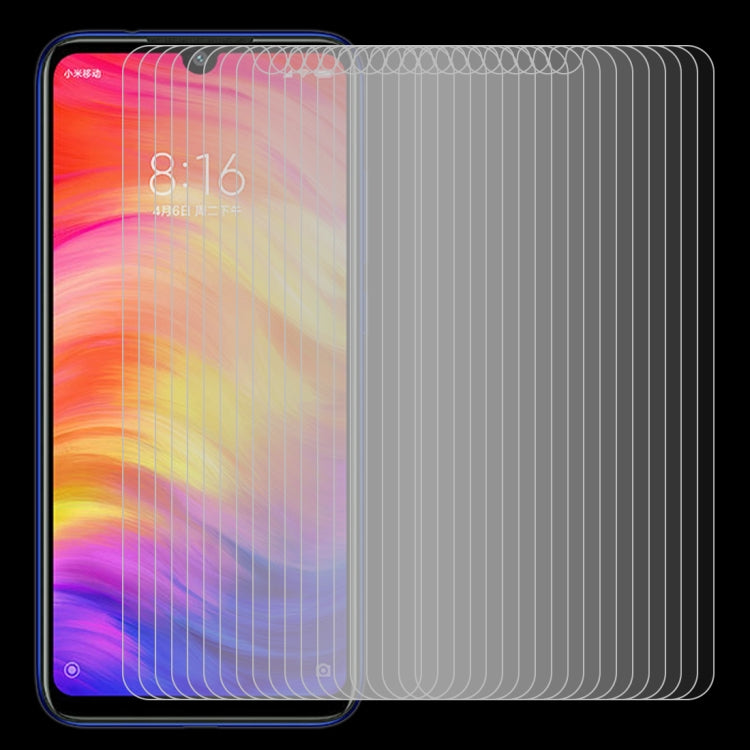 Tempered glass screen protector set, clear 2.5D, overlapping multiple sheets
