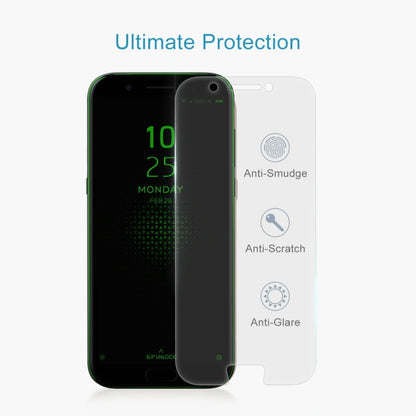 Clear tempered glass screen protector film with anti-smudge, anti-scratch, anti-glare