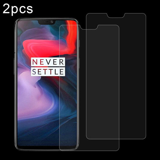 Tempered glass screen protector film set, shown on phone display and extra panel