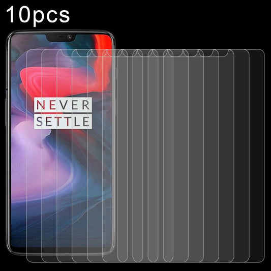 10-pack 2.5D tempered glass screen protectors with curved-edge fit