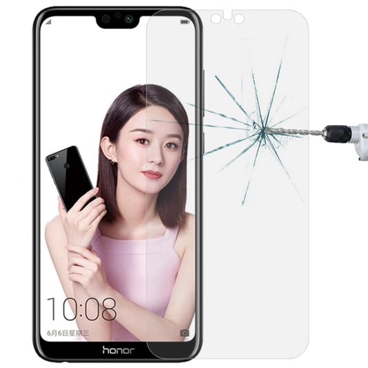 Tempered glass screen protector film for Honor 9i, clear 2.5D curved edge