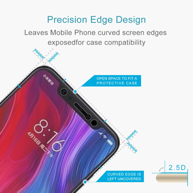 Tempered glass screen protector with precision edge design for curved screens