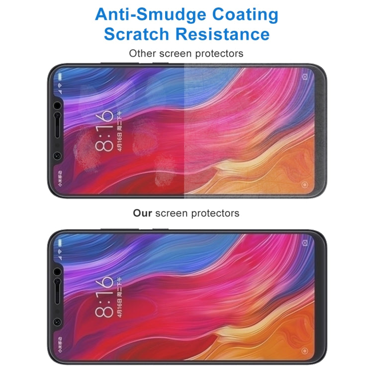 Tempered glass screen protector with anti-smudge coating and scratch resistance
