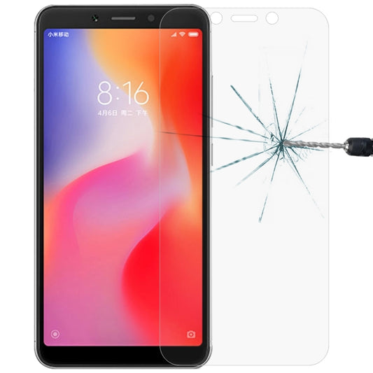 Tempered glass screen protector for Redmi 6, with full-fit front panel