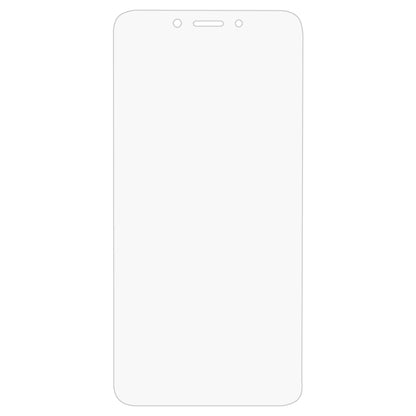 Tempered glass screen protector sheet for Redmi 6, cut to phone screen shape
